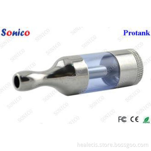 Blue Clear Refillable Bottom Coil Clearomizer For Men 2 Hea